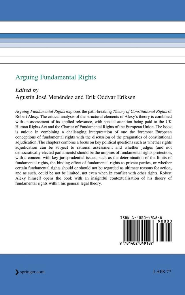 Weitere Ansicht: Arguing Fundamental Rights