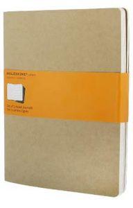 Produktbild: Moleskine Cahier Extra Large liniert packpapierbraun. 3er Pack