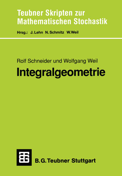 Produktbild: Integralgeometrie | Rolf Schneider, Wolfgang Weil