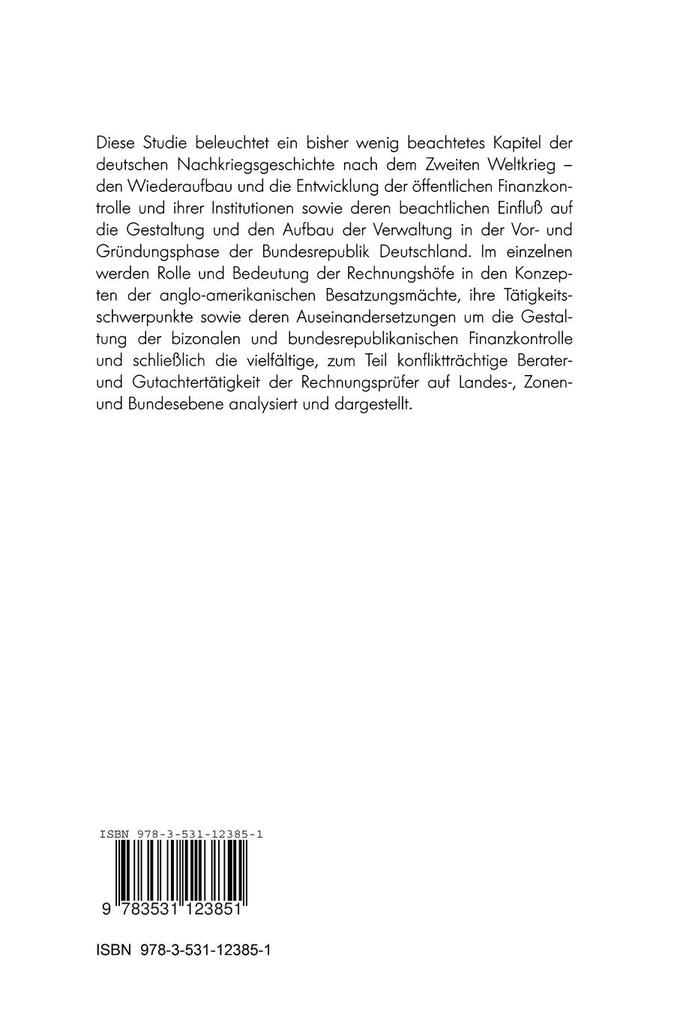 Weitere Ansicht: Die bizonalen Sparkommissare