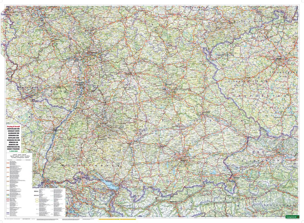 Weitere Ansicht: Deutschland Süd 1 : 500 000