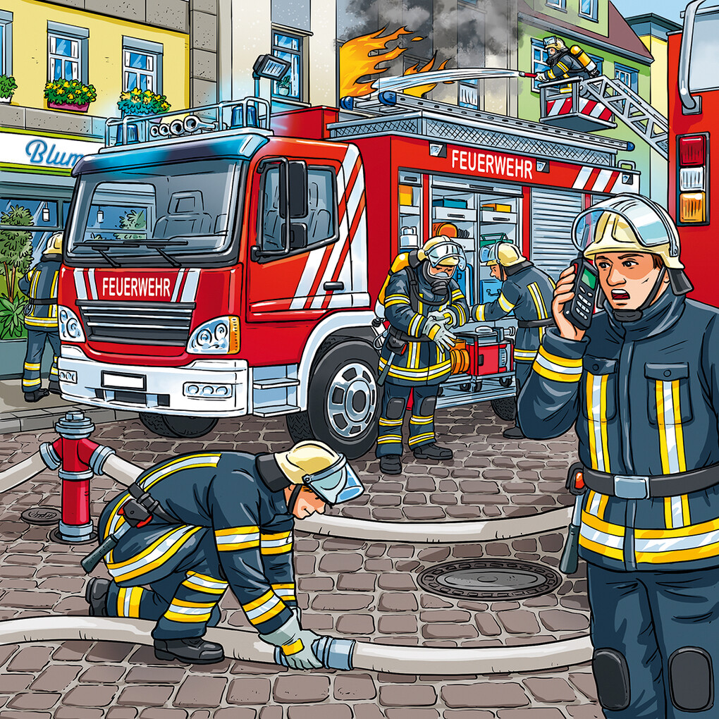 Weitere Ansicht: Helfer in der Not. Puzzle 3 x 49 Teile