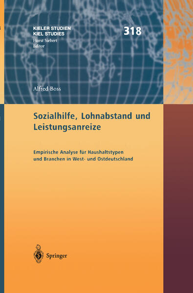 Produktbild: Sozialhilfe, Lohnabstand und Leistungsanreize | Alfred Boss