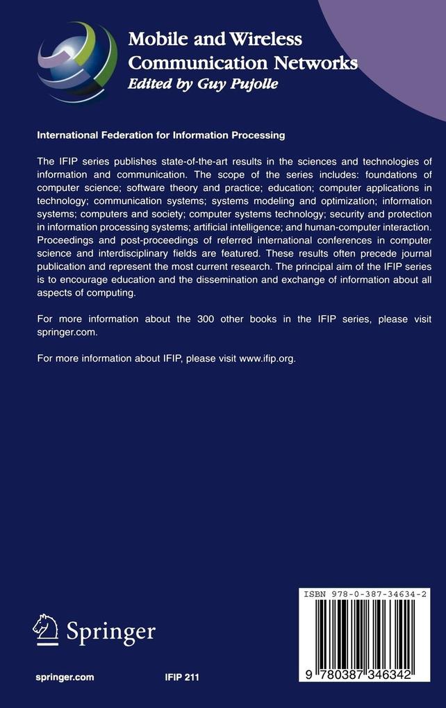 Weitere Ansicht: Mobile and Wireless Communication Networks