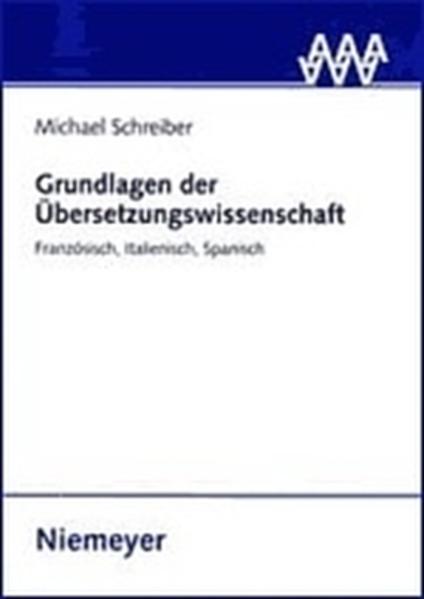 Produktbild: Grundlagen der Übersetzungswissenschaft | Michael Schreiber