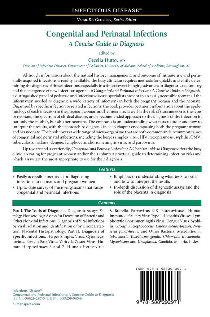 Weitere Ansicht: Congenital and Perinatal Infections