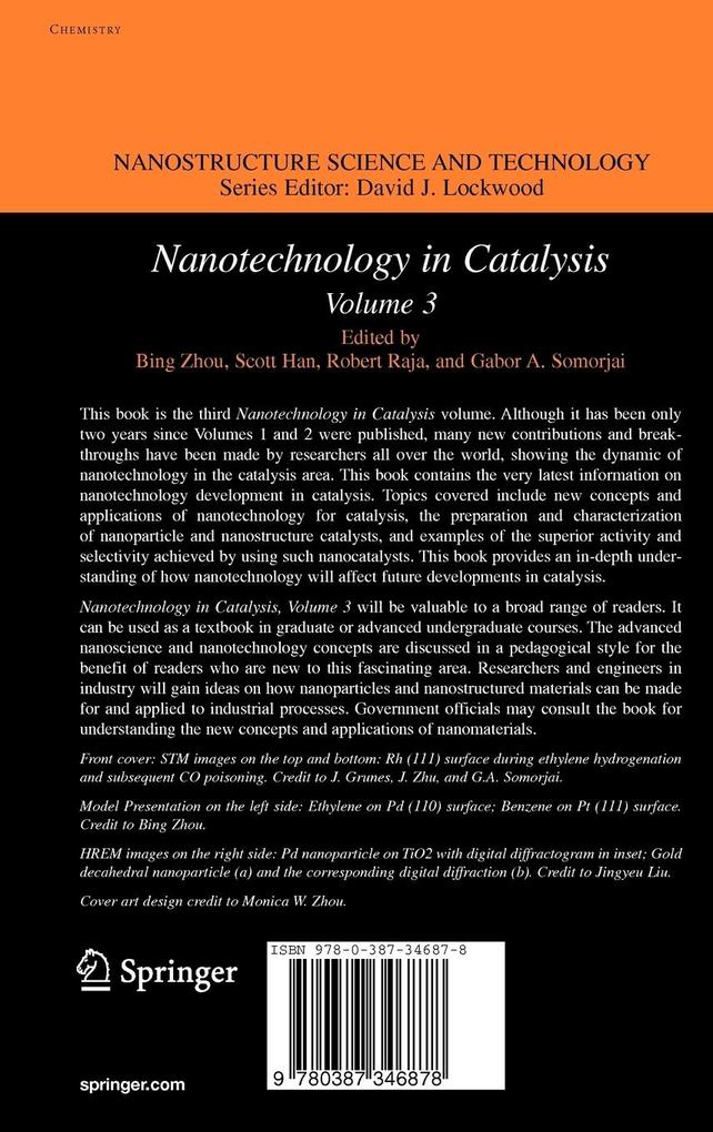 Weitere Ansicht: Nanotechnology in Catalysis, Volume 3