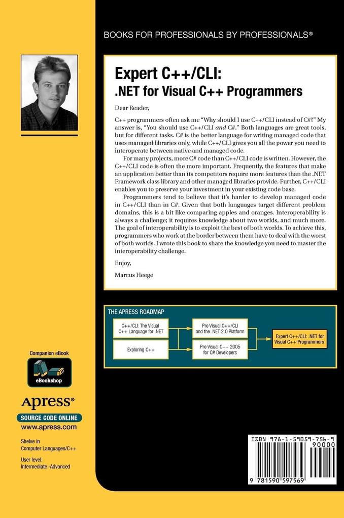 Weitere Ansicht: Expert C++/CLI | Marcus Heege