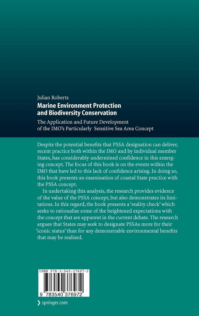 Weitere Ansicht: Marine Environment Protection and Biodiversity Conservation | Julian Roberts