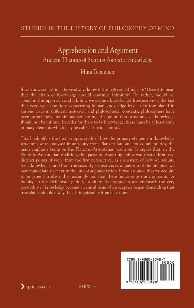 Weitere Ansicht: Apprehension and Argument | Miira Tuominen