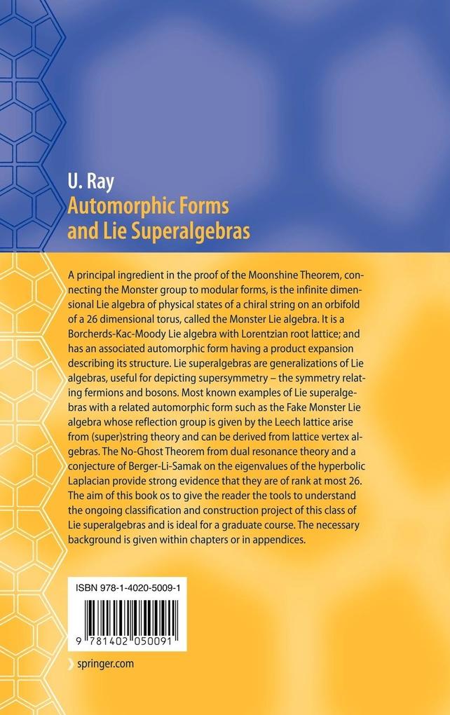 Weitere Ansicht: Automorphic Forms and Lie Superalgebras | Urmie Ray