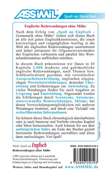 Weitere Ansicht: ASSiMiL Selbstlernkurs für Deutsche / Assimil Mehr Spaß an Englisch