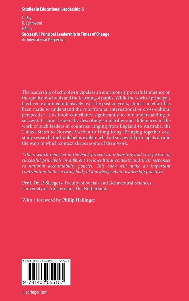Weitere Ansicht: Successful Principal Leadership in Times of Change