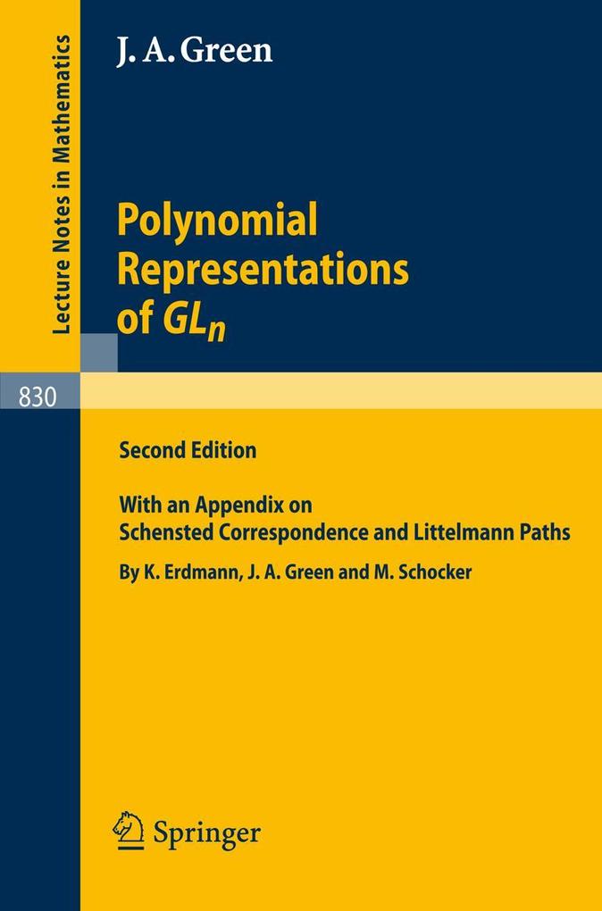 Produktbild: Polynomial Representations of GL_n | James A. Green