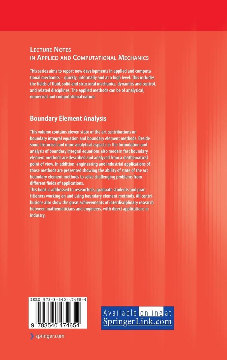 Weitere Ansicht: Boundary Element Analysis