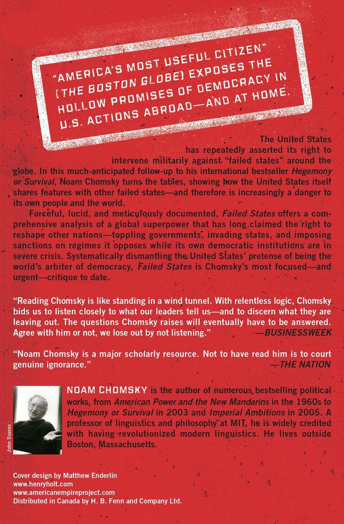 Weitere Ansicht: Failed States | Noam Chomsky