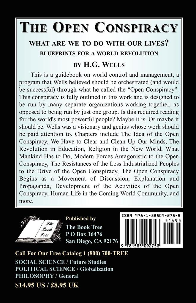Weitere Ansicht: The Open Conspiracy | H. G. Wells