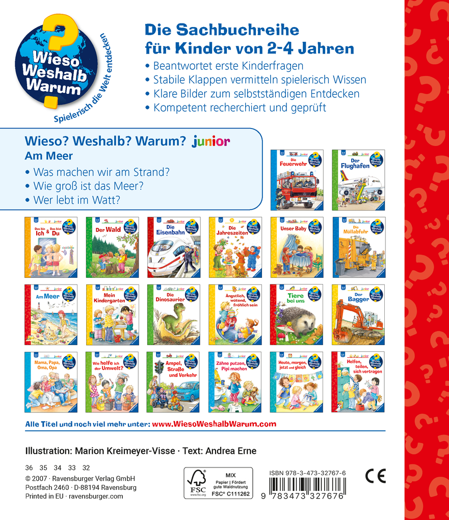 Weitere Ansicht: Wieso? Weshalb? Warum? junior, Band 17: Am Meer | Andrea Erne