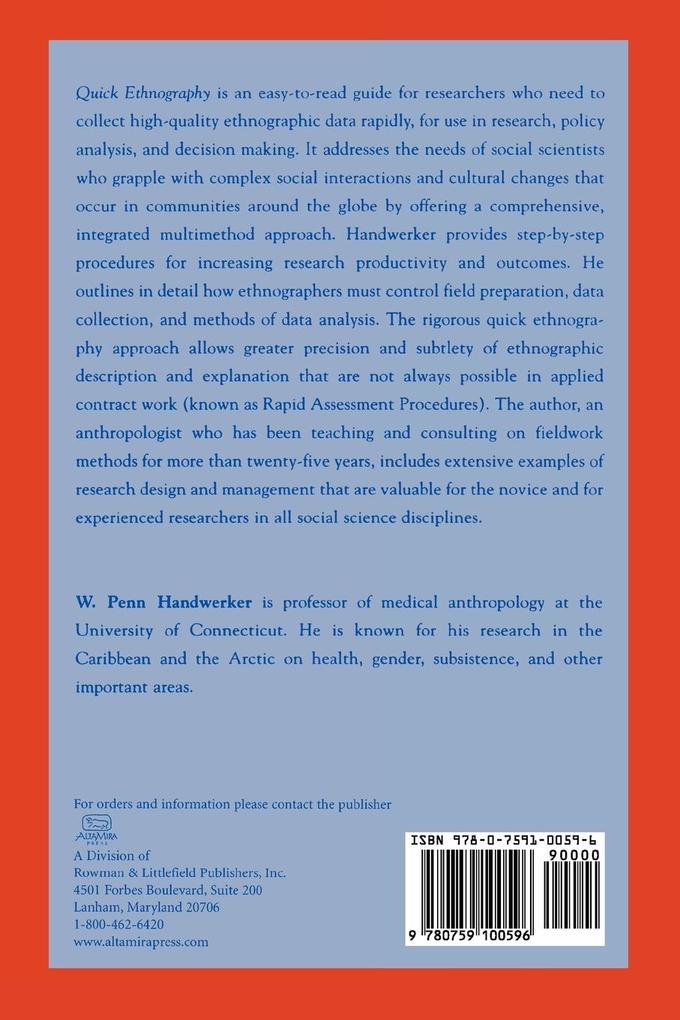 Weitere Ansicht: Quick Ethnography | Penn W. Handwerker