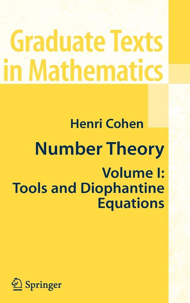 Produktbild: Number Theory, Volume 1 | Henri Cohen
