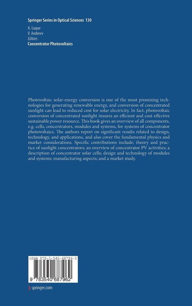 Weitere Ansicht: Concentrator Photovoltaics