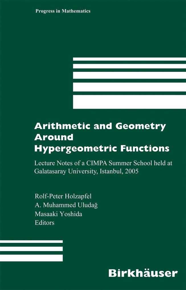 Produktbild: Arithmetic and Geometry Around Hypergeometric Functions