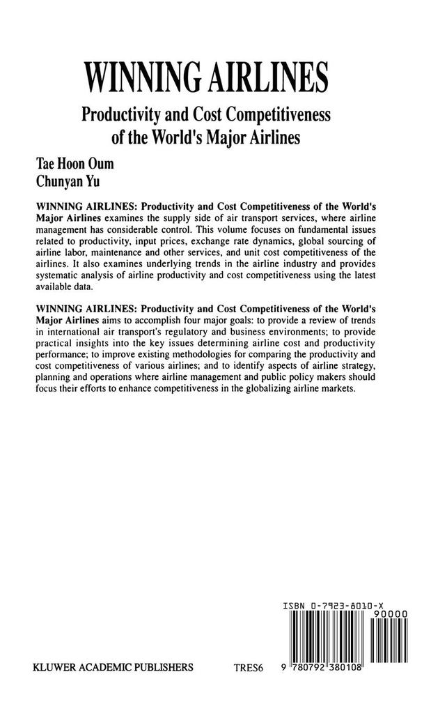 Weitere Ansicht: Winning Airlines | Chunyan Yu, Tae Hoon Oum