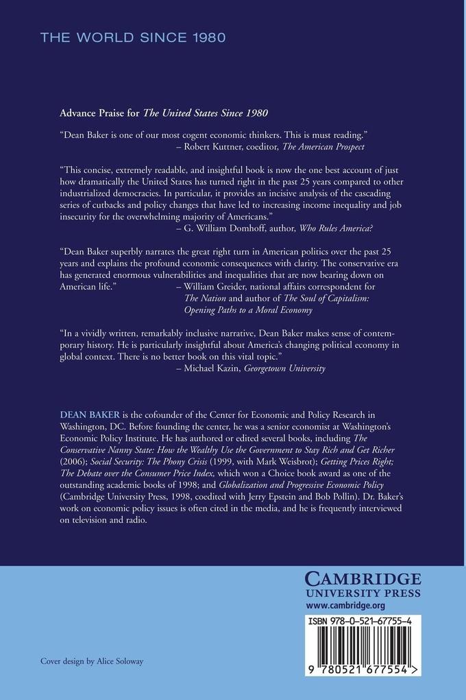 Weitere Ansicht: The United States Since 1980 | Dean Baker
