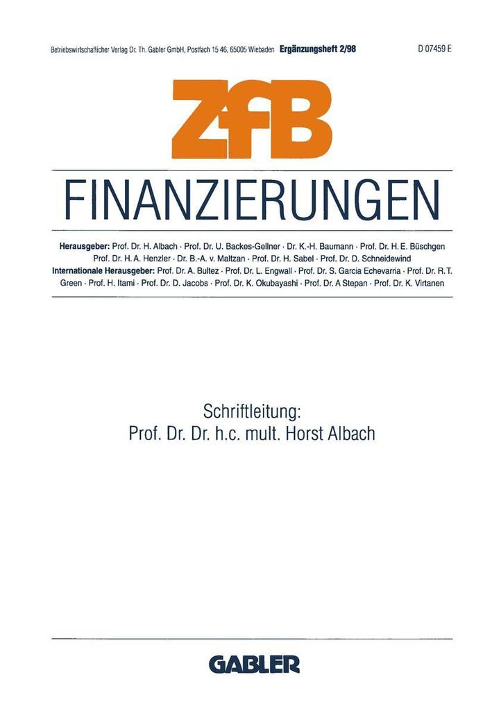 Produktbild: Finanzierungen