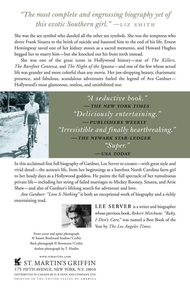 Weitere Ansicht: Ava Gardner | Lee Server