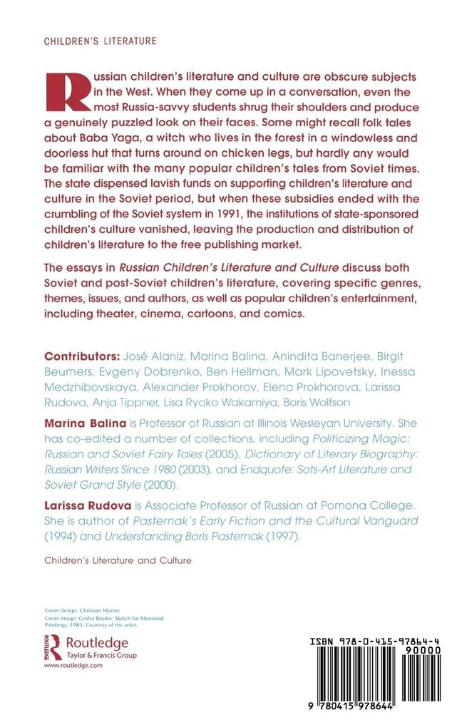 Weitere Ansicht: Russian Children's Literature and Culture