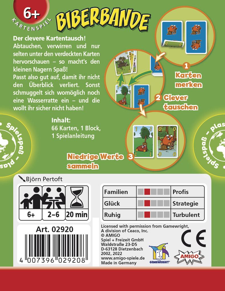Weitere Ansicht: Amigo Spiele - Biberbande | Monty Stambler, Ann Stambler