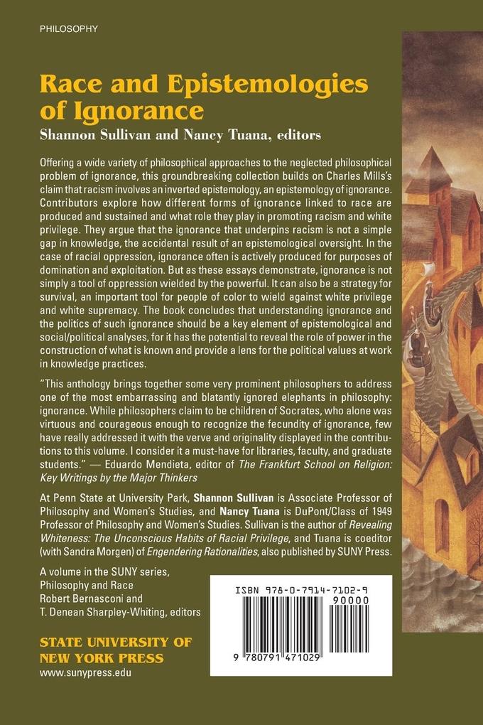 Weitere Ansicht: Race and Epistemologies of Ignorance