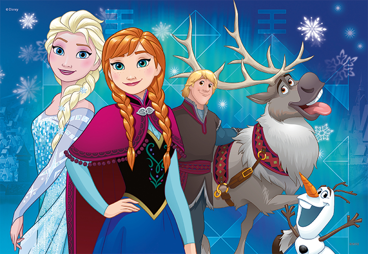 Weitere Ansicht: Disney Frozen Nordlichter. Puzzle 2 x 24 Teile