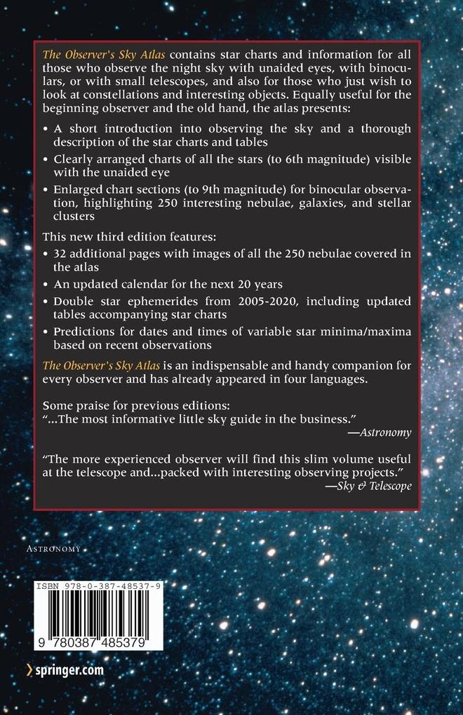 Weitere Ansicht: The Observer's Sky Atlas | Erich Karkoschka