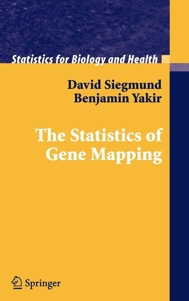 Produktbild: The Statistics of Gene Mapping | David Siegmund, Benjamin Yakir