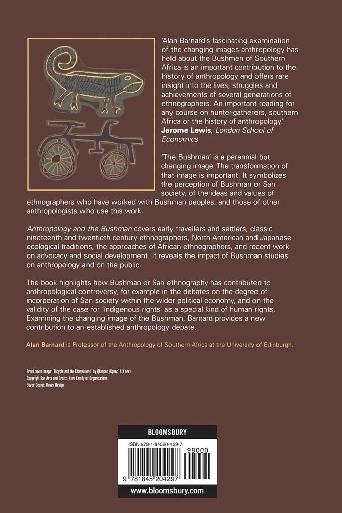 Weitere Ansicht: Anthropology and the Bushman | Alan Barnard