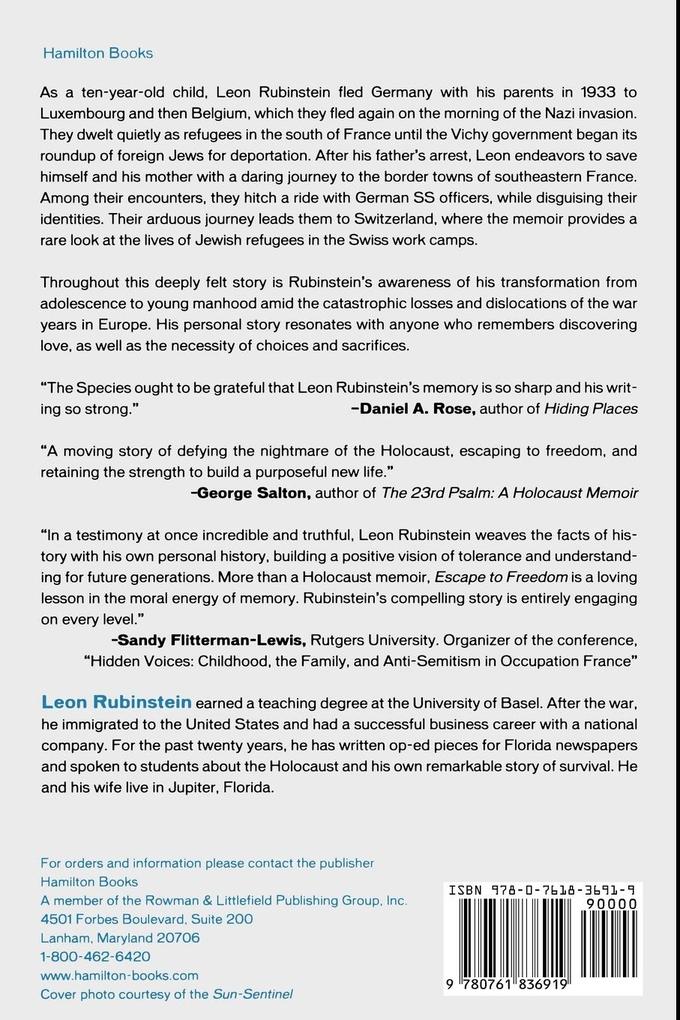 Weitere Ansicht: Escape to Freedom | Leon Rubinstein