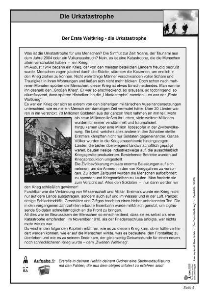 Weitere Ansicht: Lernwerkstatt - Der Erste Weltkrieg | Dirk Witt, Moritz Quast