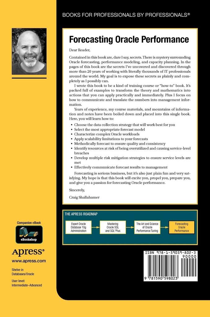 Weitere Ansicht: Forecasting Oracle Performance | Craig Shallahamer