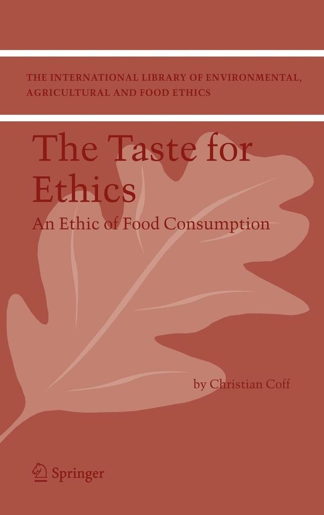 Produktbild: The Taste for Ethics | Christian Coff