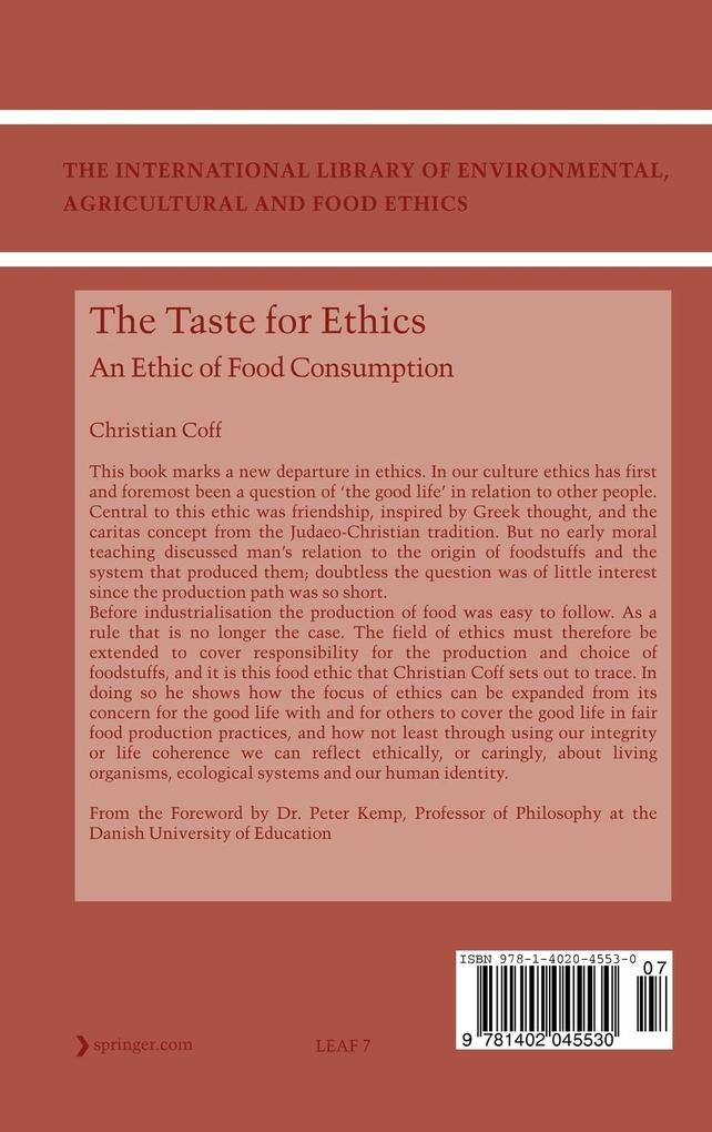 Weitere Ansicht: The Taste for Ethics | Christian Coff