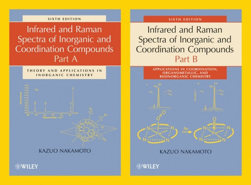 Produktbild: Infrared and Raman Spectra of Inorganic and Coordination Compounds, Part A and Part B, 2 Volume Set | Kazuo Nakamoto