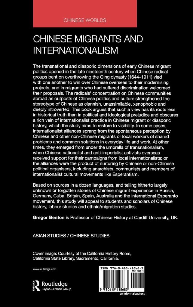 Weitere Ansicht: Chinese Migrants and Internationalism | Gregor Benton