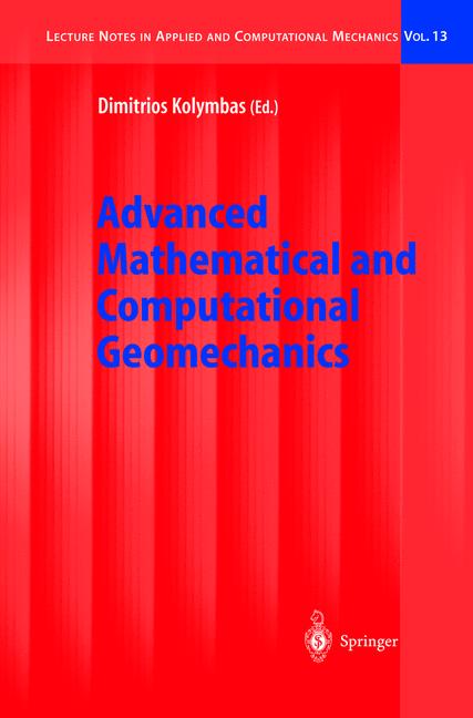 Weitere Ansicht: Advanced Mathematical and Computational Geomechanics