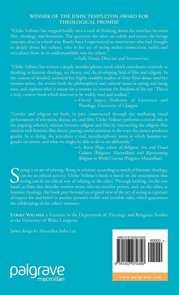 Weitere Ansicht: Seeing Film and Reading Feminist Theology | U. Vollmer, Ulrike Vollmer