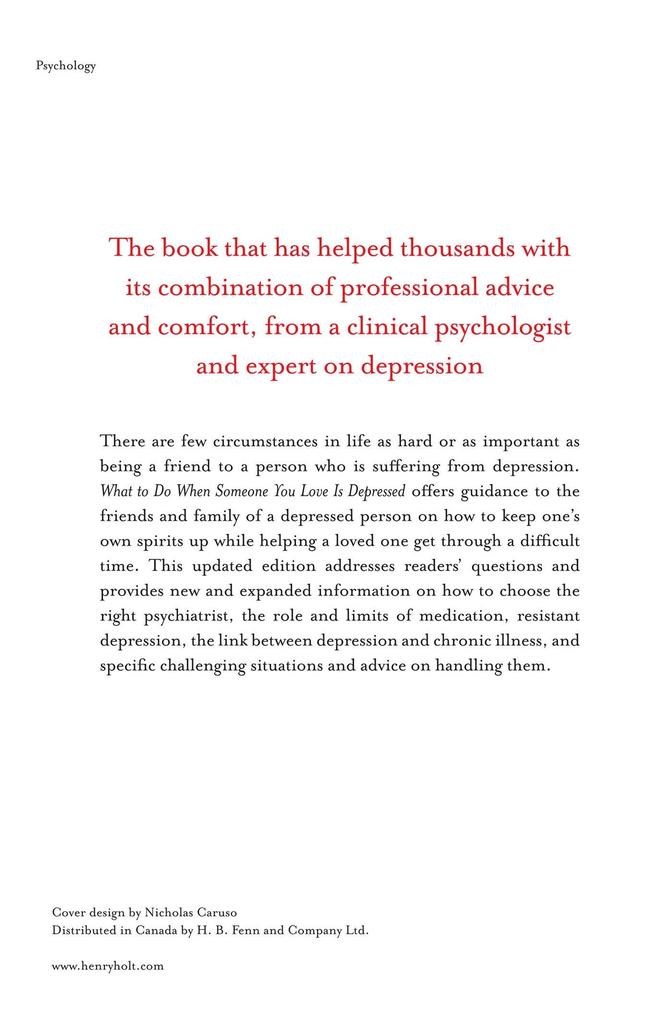Weitere Ansicht: What to Do When Someone You Love Is Depressed | Susan K. Golant, Mitch Golant