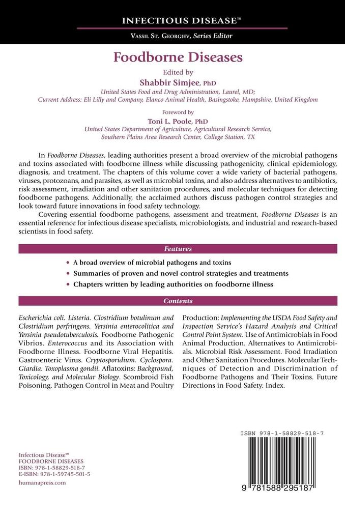 Weitere Ansicht: Foodborne Diseases | T.L. Poole