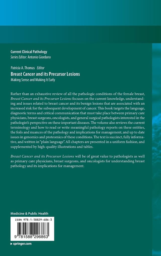 Weitere Ansicht: Breast Cancer and its Precursor Lesions