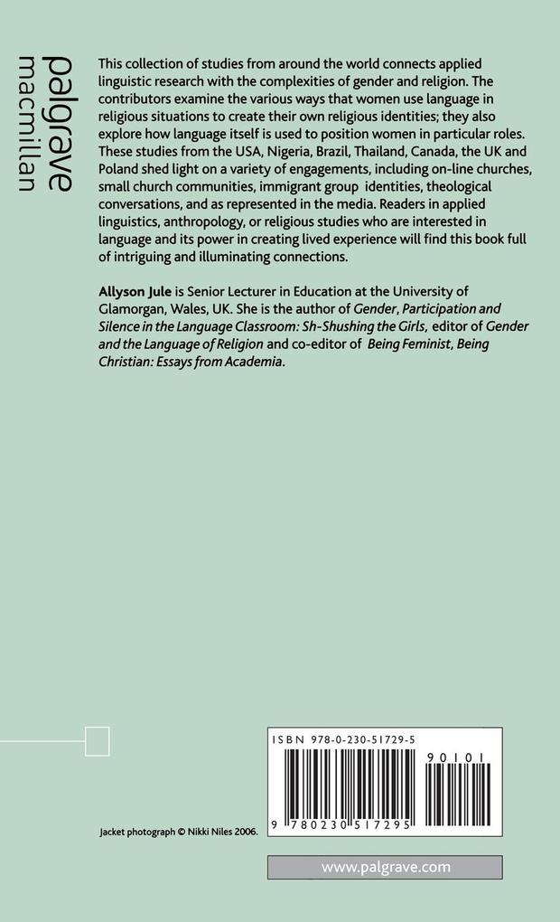 Weitere Ansicht: Language and Religious Identity | Allyson Jule